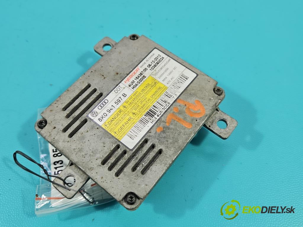 Audi Q5 2008-2016 2.0 TFSI 224 hp automatic 165 kW 1984 cm3 5- měnič xenon 8K0941597B (Řídící jednotka xenonu)