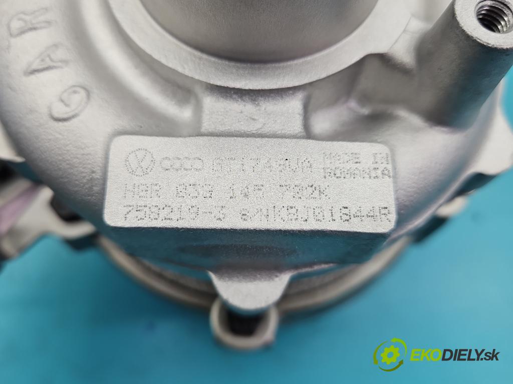Audi A4 B7 2004-2008 2.0 tdi 140 HP manual 103 kW 1986 cm3 5- turbodúchadlo, turbo repasovaná 758219-3