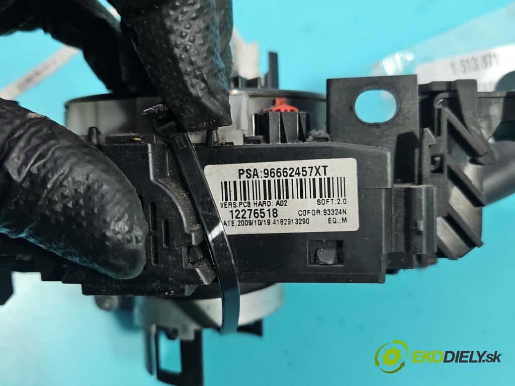 Citroen Berlingo II 2008-2018 1.6 hdi 90 HP manual 66.2 kW 1560 cm3 5- prepínač komplex: 96662457XT (Prepínacie páčky pod volantom)