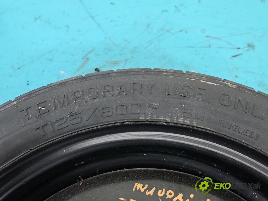 Hyundai I30 I 2007-2012 1.4 16V 109 HP manual 80.2 kW 1396 cm3 5- koleso rezervne 15"