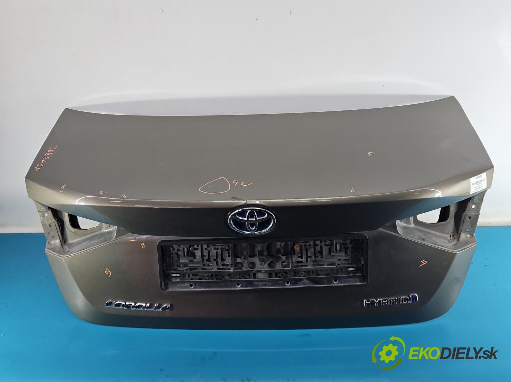 Toyota Corolla E21 2019- 1.8 16V 98 hp automatic 72 kW 1798 cm3 4- zadní kufrové dveře (Zadní kapota (kufr))