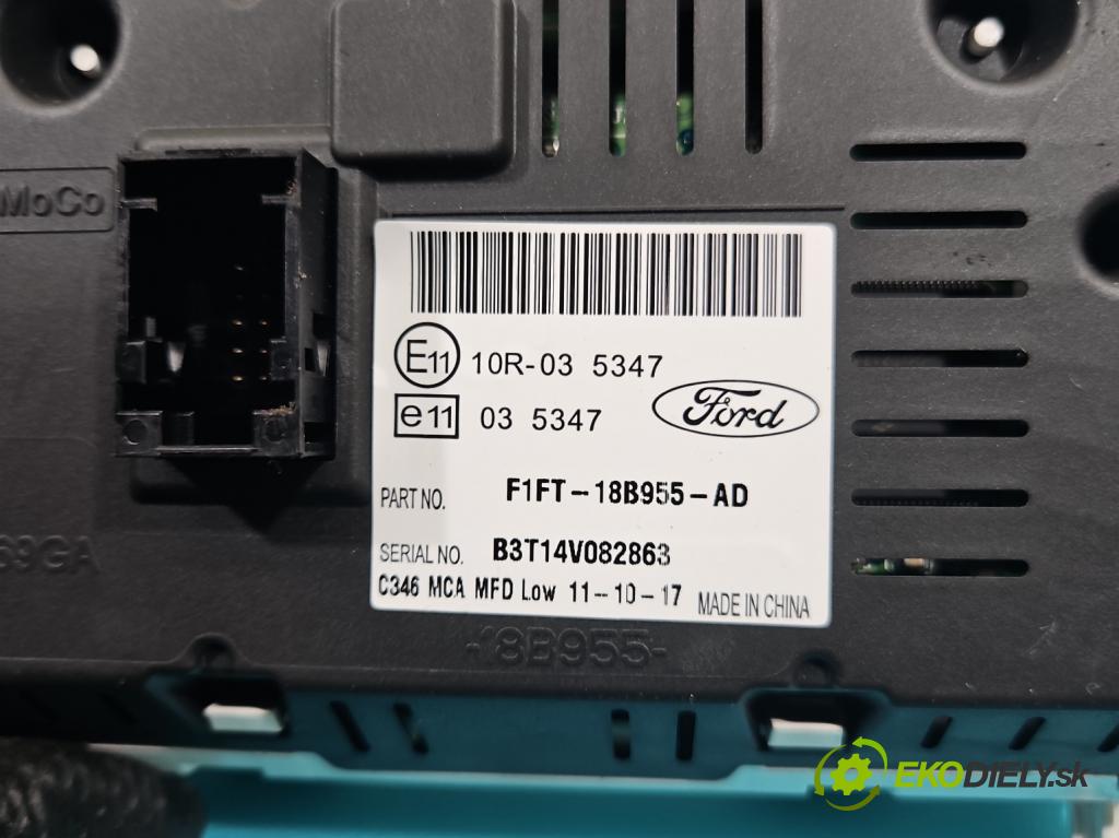 Ford Kuga Mk2 2013-2019 1.5 120 HP manual 88.3 kW 1498 cm3 5- Zobrazit: F1FT-18B955-AD (Prístrojová doska)