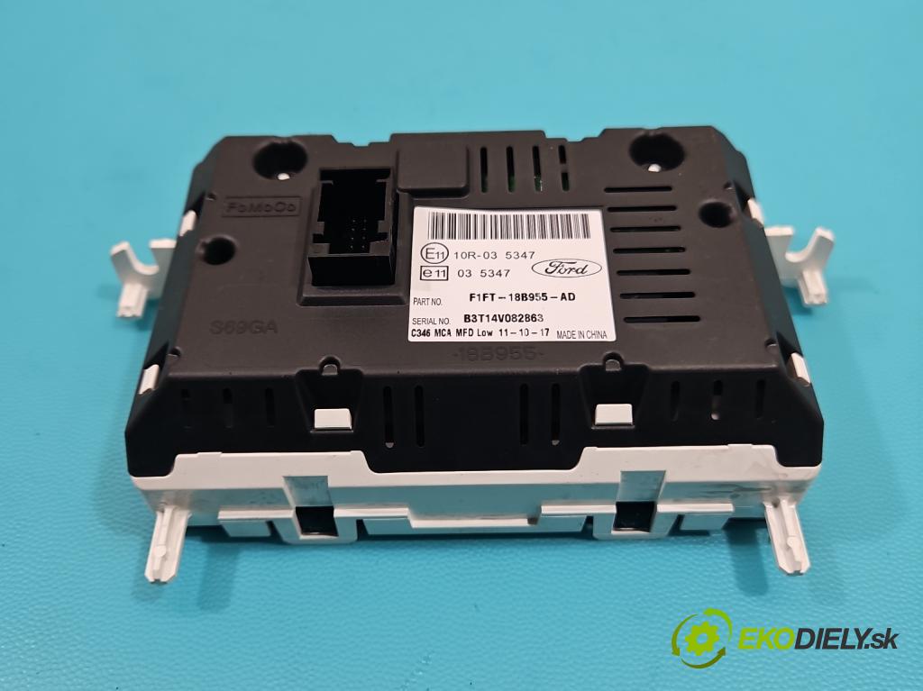 Ford Kuga Mk2 2013-2019 1.5 120 HP manual 88.3 kW 1498 cm3 5- Zobrazit: F1FT-18B955-AD (Prístrojová doska)