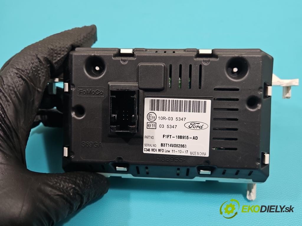 Ford Kuga Mk2 2013-2019 1.5 120 HP manual 88.3 kW 1498 cm3 5- Zobrazit: F1FT-18B955-AD (Prístrojová doska)