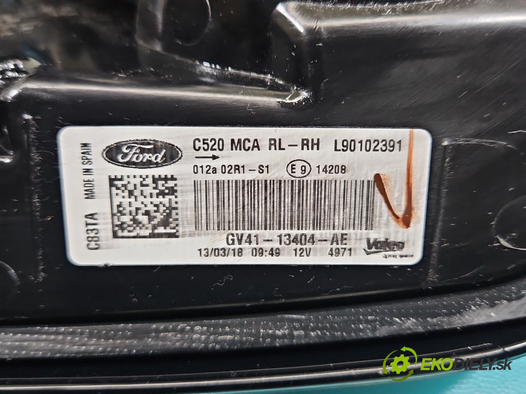 Ford Kuga Mk2 2013-2019 1.5 120 hp manual 88.3 kW 1498 cm3 5- světlo zadní pravé GV41-13404-AE (Klika dveří ostatní)