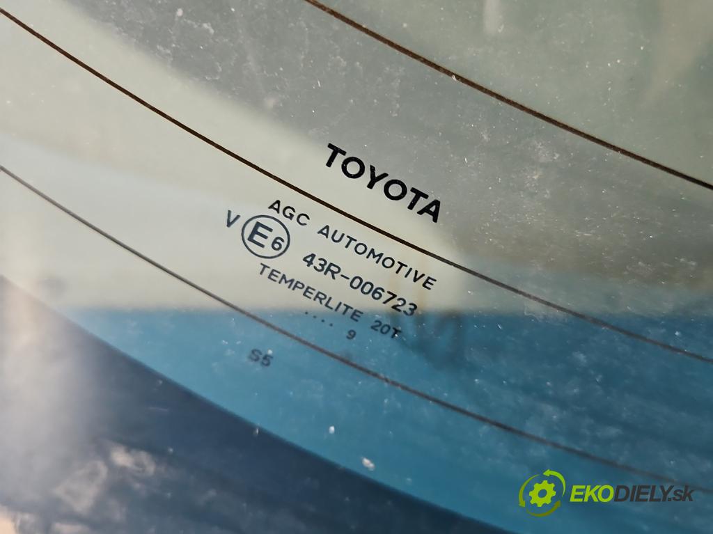 Toyota Corolla E21 2019- 1.8 16V 98 hp automatic 72 kW 1798 cm3 4- sklo zadní  (Zadní sklo)