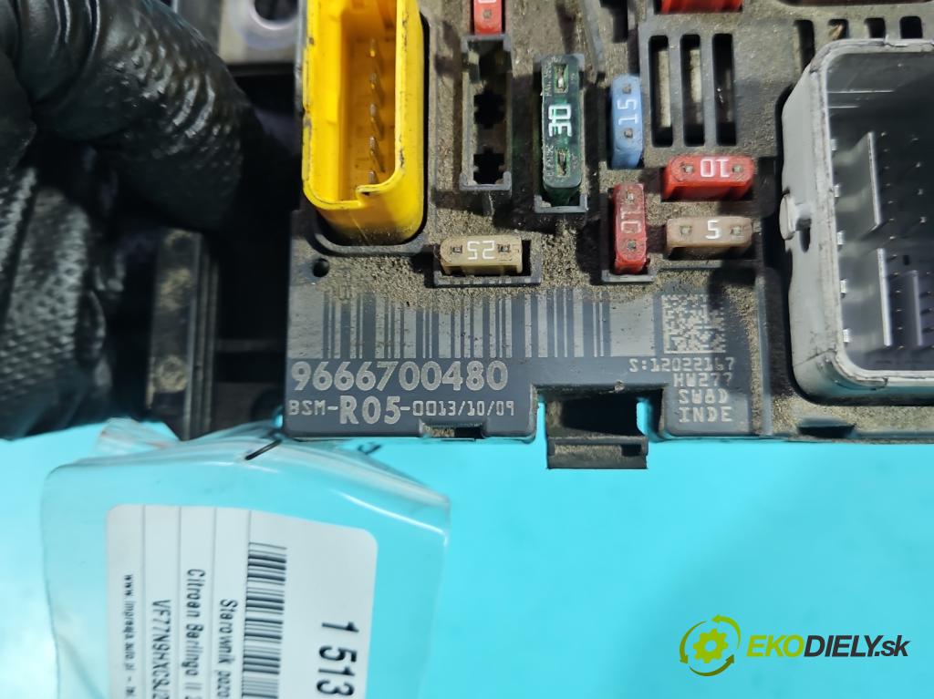 Citroen Berlingo II 2008-2018 1.6 hdi 90 hp manual 66,2 kW 1560 cm3 5- řídící jednotka 9666700480