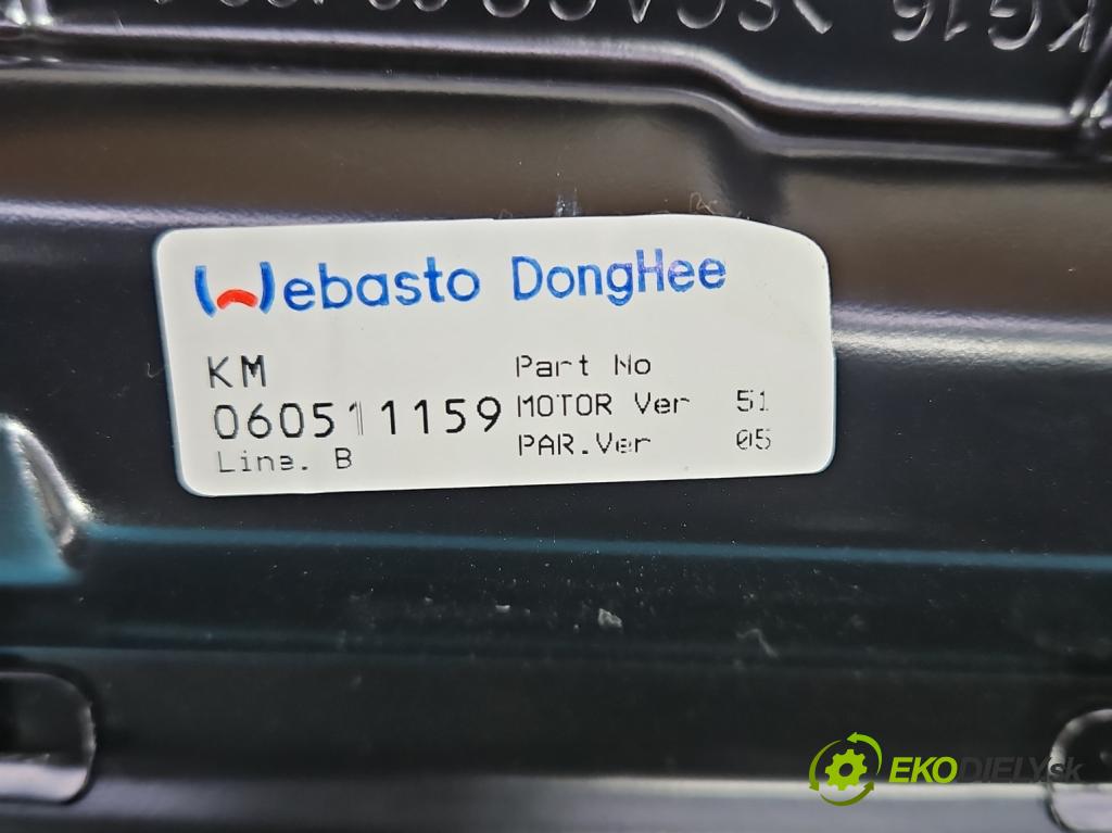 Kia Sportage II 2004-2010 2.0 crdi 136hp manual 100 kW 1991 cm3 5- Střešní okno:  (Sklo karoserie)