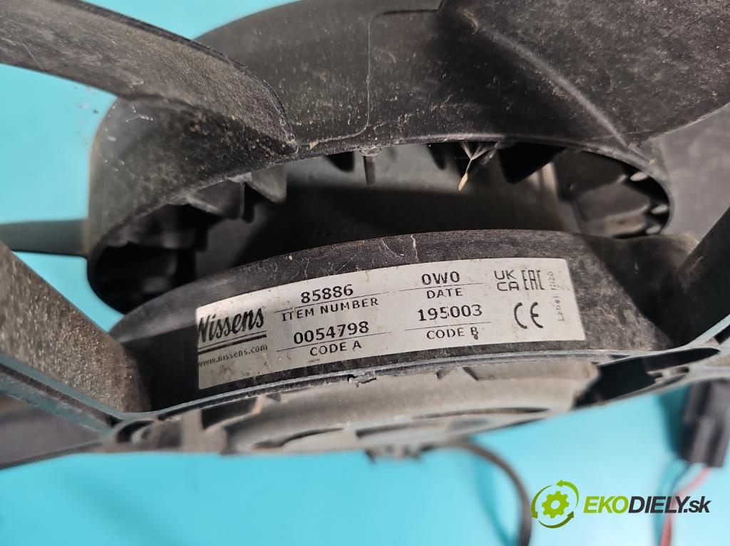 Citroen Berlingo II 2008-2018 1.6 hdi 90 HP manual 66.2 kW 1560 cm3 5- Ventilátor chladiča