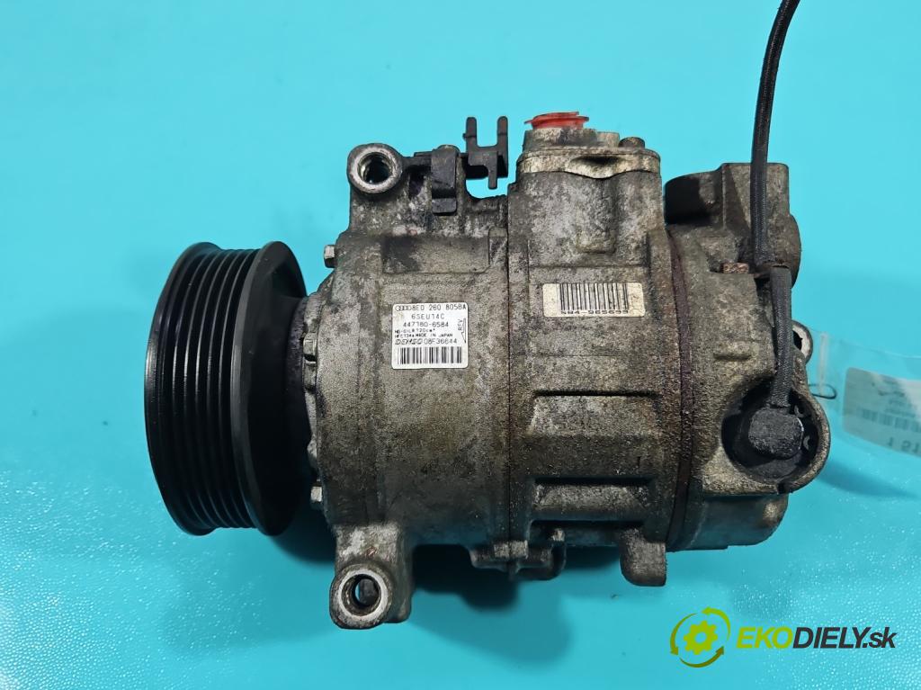 Audi A4 B7 2004-2008 2.0 tdi 140 HP manual 103 kW 1986 cm3 5- Kompresor: klimatizácie 8E0260805BA (Kompresor klimatizácie)