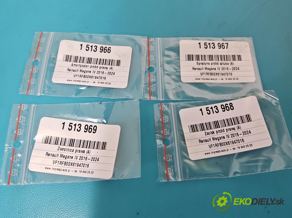 Renault Megane IV 2016-2024 1.3 Tce 140 hp manual 103 kW 1332 cm3 4- náboj pravé  (Náboj kola)