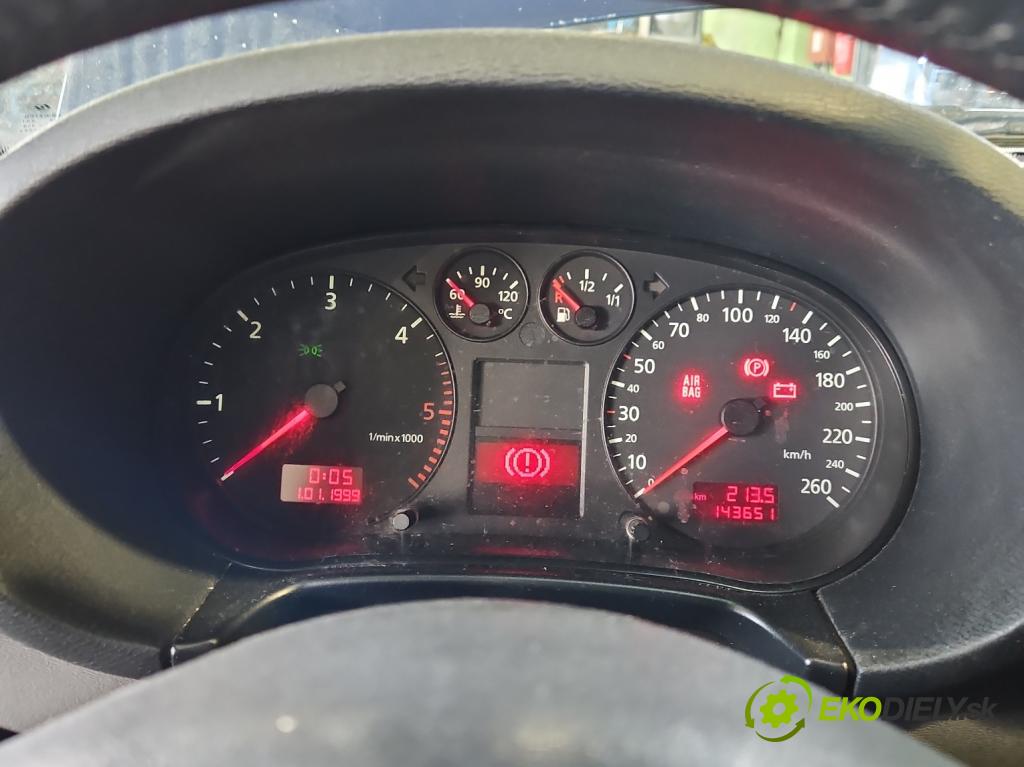 Audi A3 8L 1996-2003 1.9 tdi 90 HP manual 66 kW 1896 cm3 3- prístrojovka/ budíky 8L0920900 (Prístrojová doska)