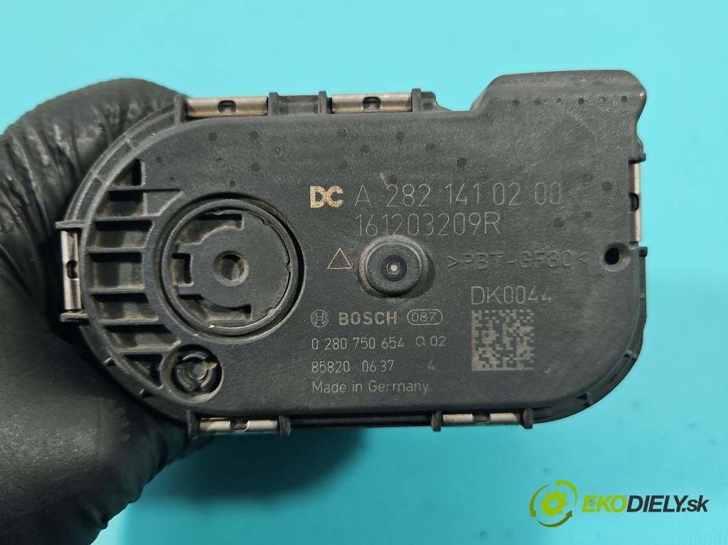 Renault Megane IV 2016-2024 1.3 Tce 140 HP manual 103 kW 1332 cm3 4- klapka 0280750654 (Škrtiaca klapka)