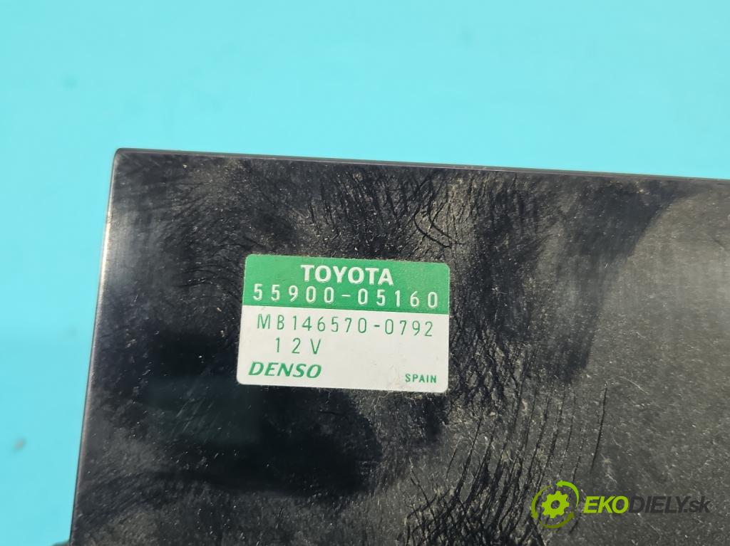 Toyota Avensis II T25 2003-2008 2.0 D4D 110 hp manual 81 kW 1995 cm3 5- palubní deska panel topení 55902-05050-F