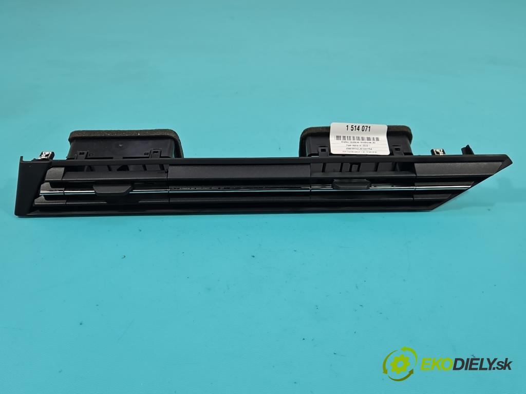 Opel Astra VI 2022- 1.5 cdti 131 hp manual 96 kW 1499 cm3 5- Mřížka: topení medián: 9846012180 (Mřížka topení)