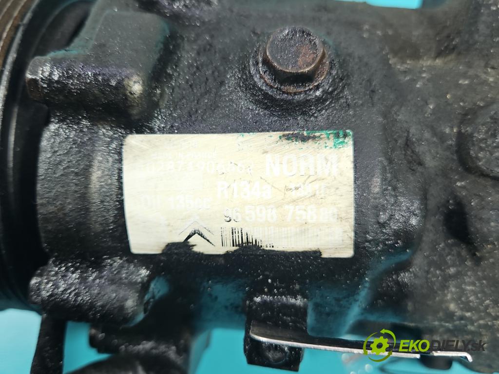 Citroen Berlingo II 2008-2018 1.6 hdi 90 hp manual 66.2 kW 1560 cm3 5- Kompresor: klíma 9659875880 (Kompresor klimatizace)