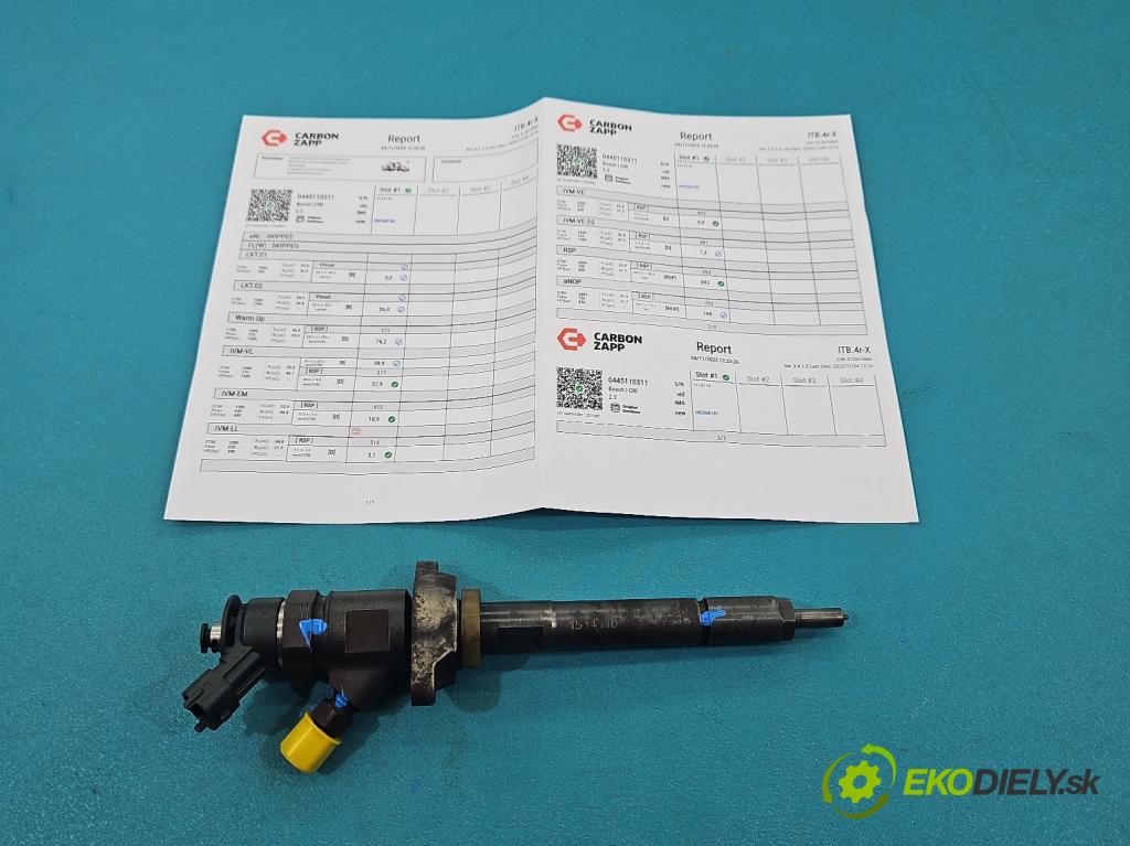 Citroen Berlingo II 2008-2018 1.6 hdi 90 HP manual 66.2 kW 1560 cm3 5- vstrek 0445110311 (Vstrekovač paliva)