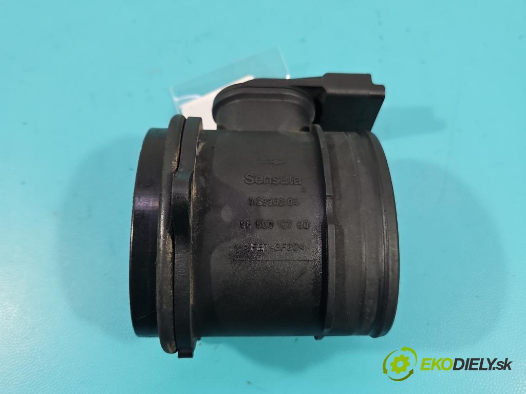 Citroen Berlingo II 2008-2018 1.6 hdi 90 HP manual 66,2 kW 1560 cm3 5- průtokoměr: 9650010780 (Váha vzduchu)