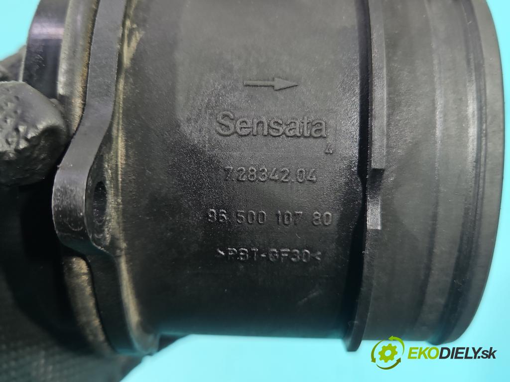 Citroen Berlingo II 2008-2018 1.6 hdi 90 HP manual 66,2 kW 1560 cm3 5- průtokoměr: 9650010780 (Váha vzduchu)