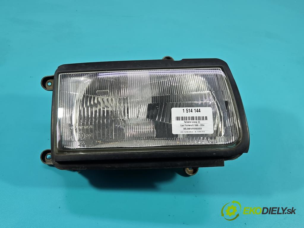 Opel Frontera B 1998-2004 2.2 16V 136 HP manual 100 kW 2198 cm3 5- Reflektor: pravý 8971439492 (Svetlo predné pravé)