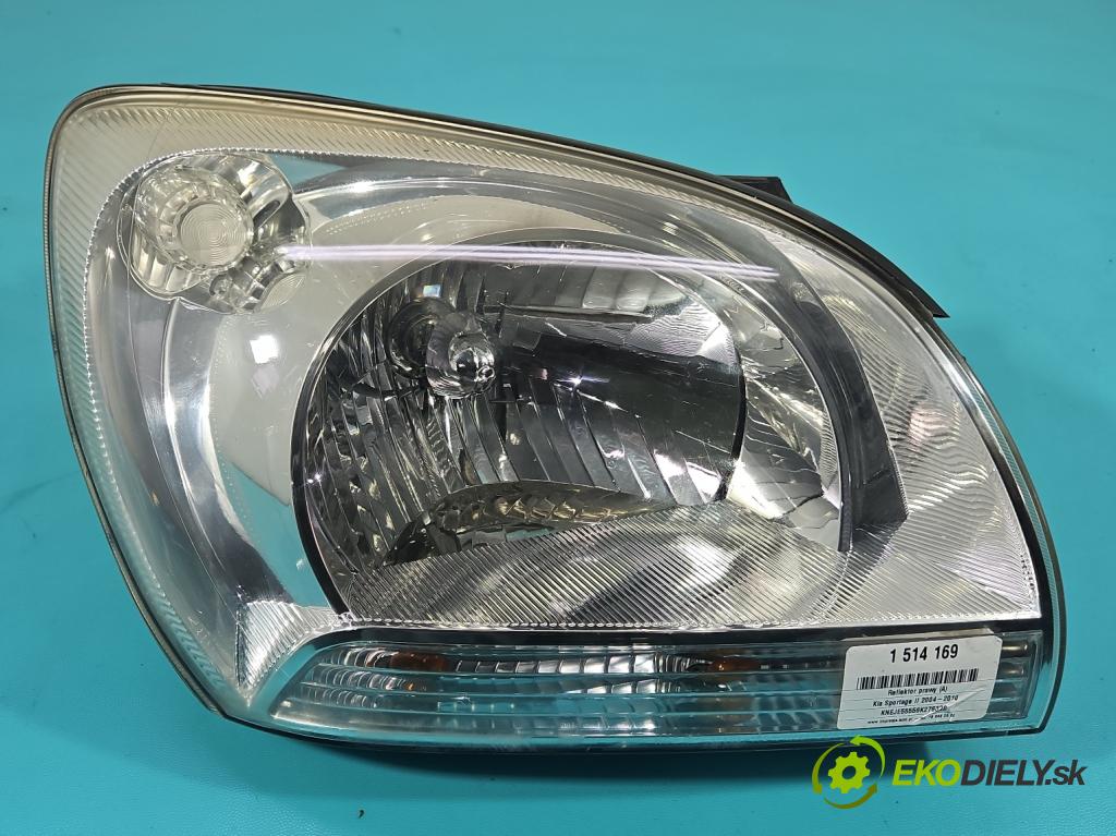 Kia Sportage II 2004-2010 2.0 crdi 136 HP manual 100 kW 1991 cm3 5- Reflektor: pravý  (Svetlo predné pravé)