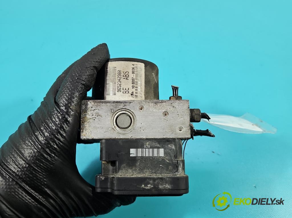 Peugeot 206 1.4 hdi 68 HP manual 50 kW 1398 cm3 3- čerpadlo abs 9652342980 (Pumpa ABS)