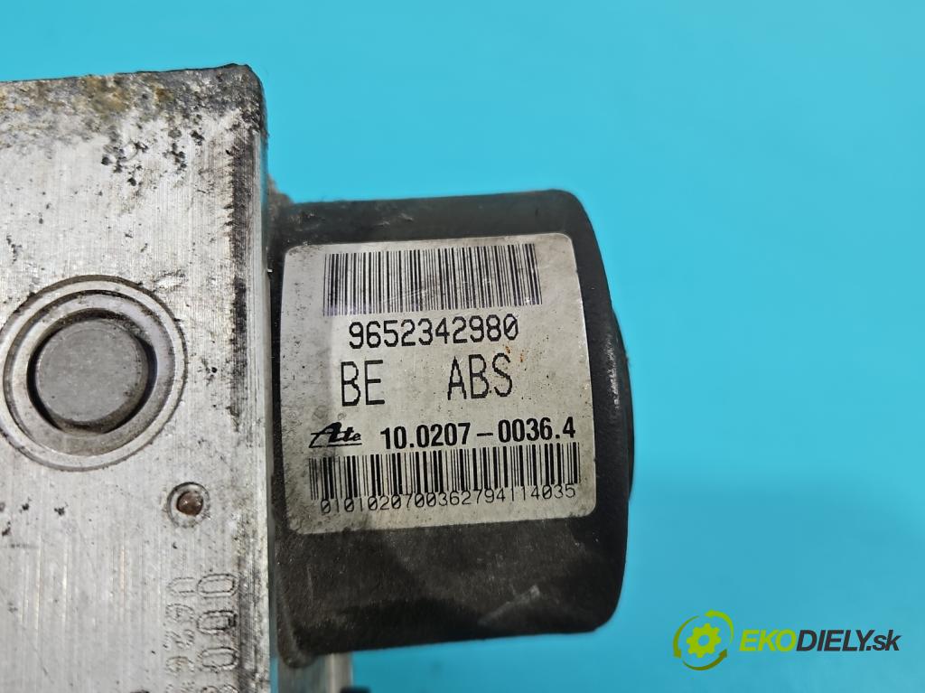 Peugeot 206 1.4 hdi 68 HP manual 50 kW 1398 cm3 3- čerpadlo abs 9652342980 (Pumpa ABS)