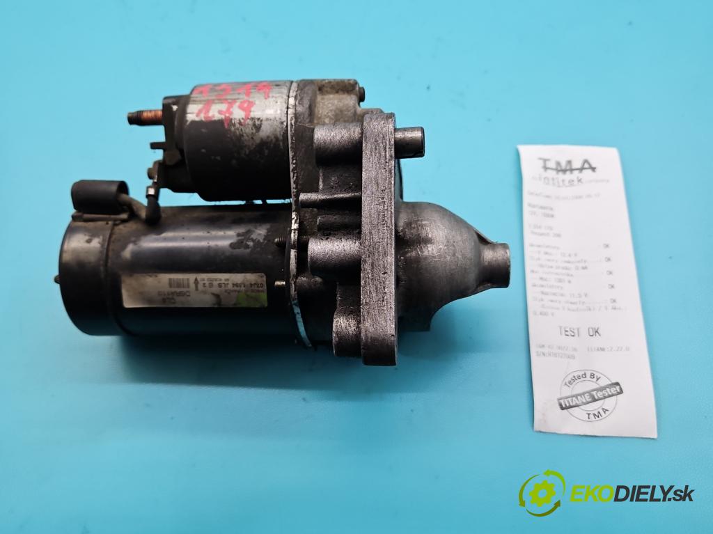 Peugeot 206 1.4 hdi 68 hp manual 50 kW 1398 cm3 3- startér: 9640825280 (Startér)