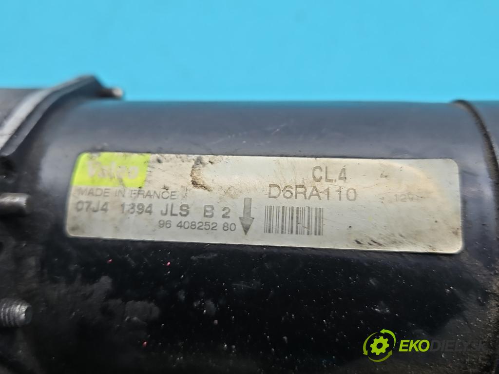 Peugeot 206 1.4 hdi 68 hp manual 50 kW 1398 cm3 3- startér: 9640825280 (Startér)