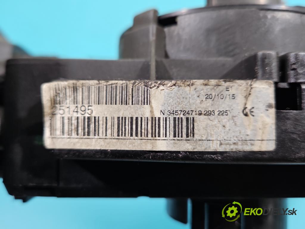 Peugeot 206 1.4 hdi 68 HP manual 50 kW 1398 cm3 3- prepínač komplex:  (Prepínacie páčky pod volantom)