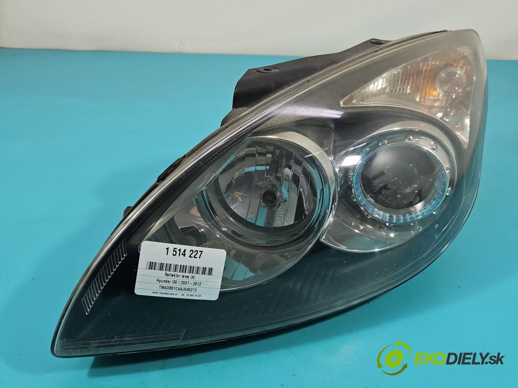 Hyundai I30 I 2007-2012 1.4 16V 109 HP manual 80.2 kW 1396 cm3 5- Reflektor: ľavý 92101-2R000 (Kľučka dverí ostatné)