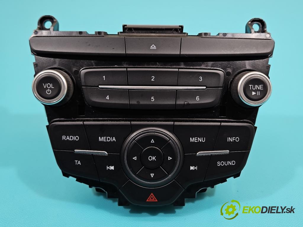 Ford Kuga Mk2 2013-2019 1.5 120 HP manual 88.3 kW 1498 cm3 5- prepínač rádio: navigácie F1ET18K811AD