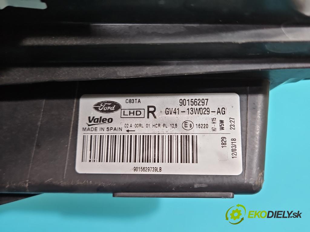 Ford Kuga Mk2 2013-2019 1.5 120 HP manual 88.3 kW 1498 cm3 5- Reflektor: pravý GV41-13W029-AG (Svetlo predné pravé)