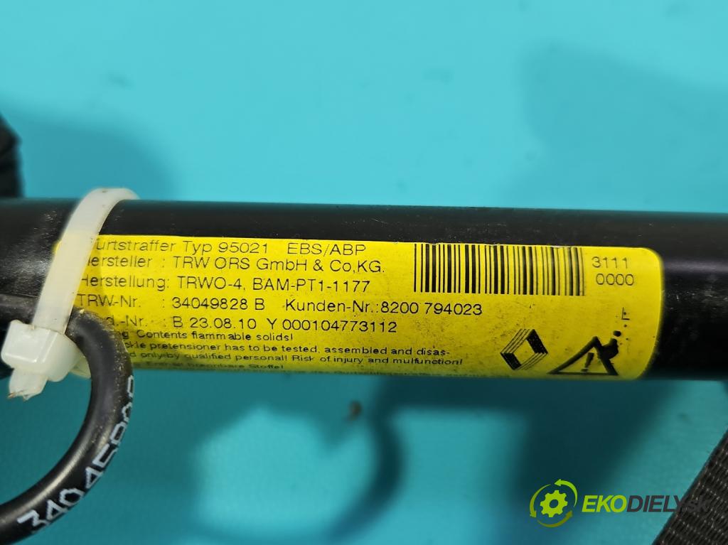 Renault Clio III 2005-2012 1.2 101 HP manual 74 kW 1149 cm3 5- pas bezpečnosť: predné ľavý 34042796