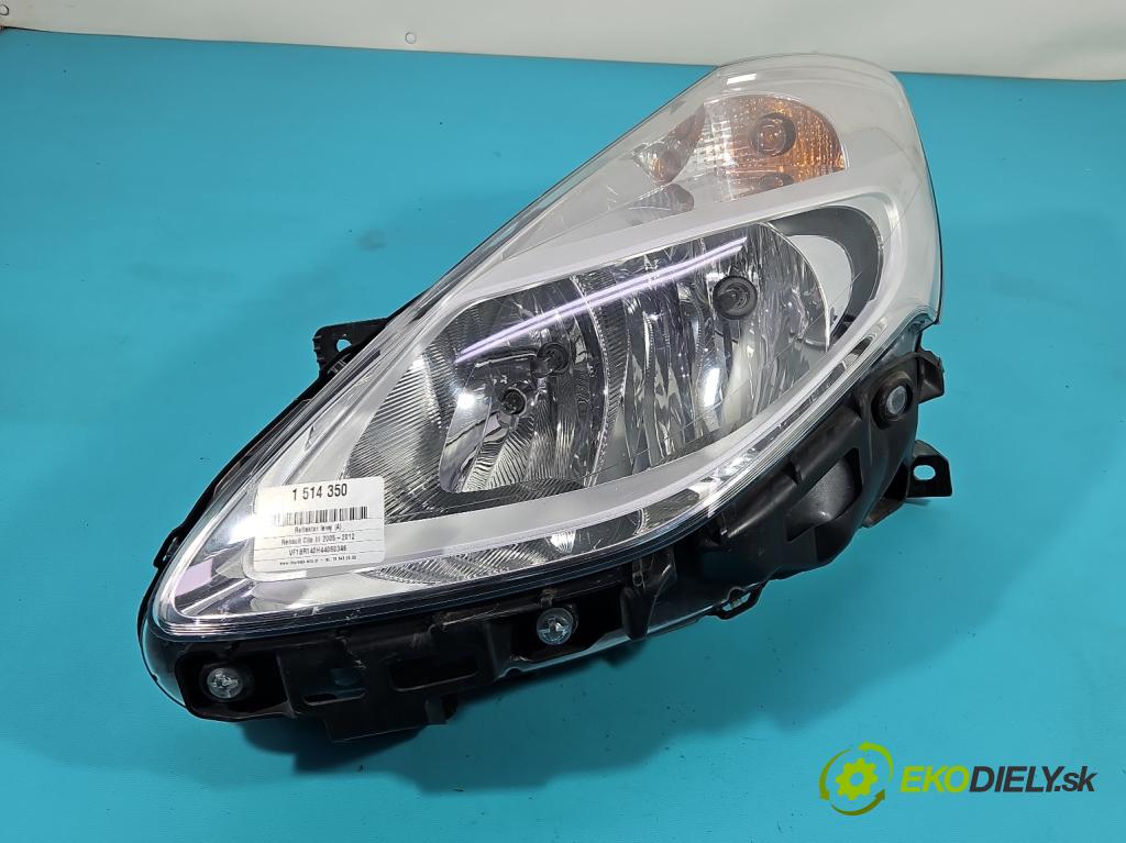 Renault Clio III 2005-2012 1,2.0 101 hp manual 74 kW 1149 cm3 5- světlo levý 8200892493B (Klika dveří ostatní)