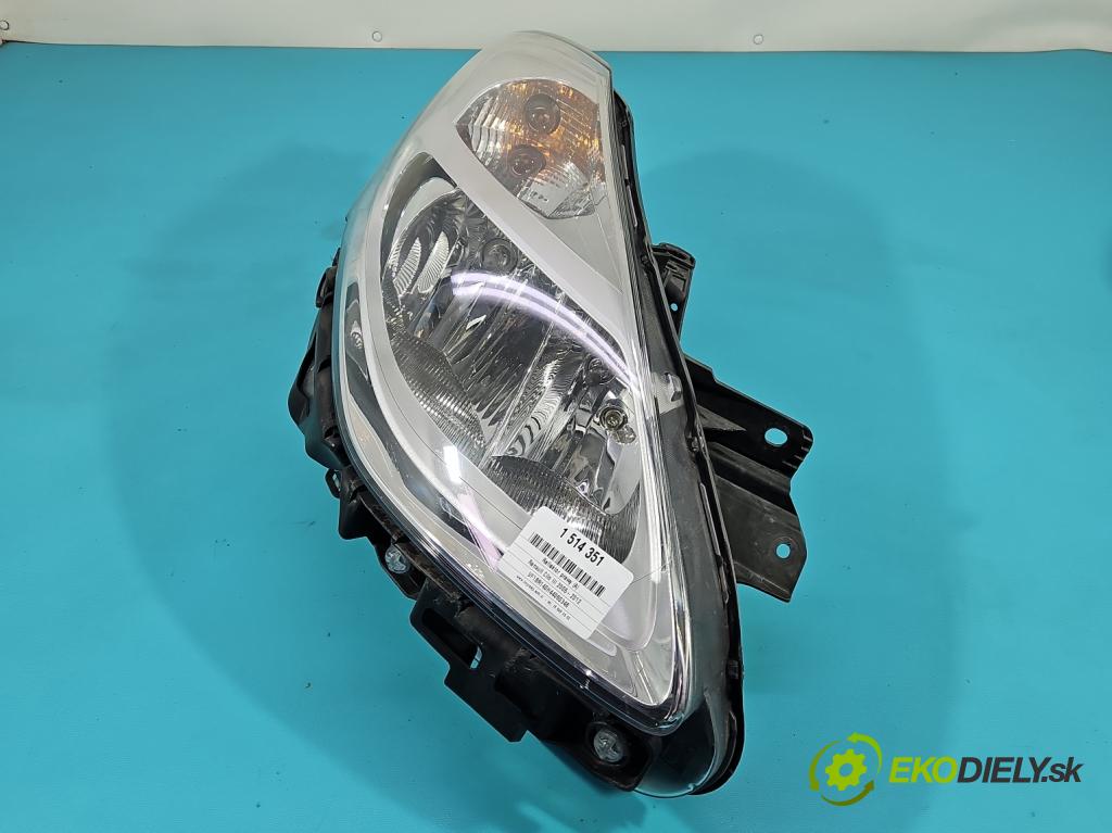 Renault Clio III 2005-2012 1,2.0 101 HP manual 74 kW 1149 cm3 5- Reflektor: pravý 8200892495 (Svetlo predné pravé)