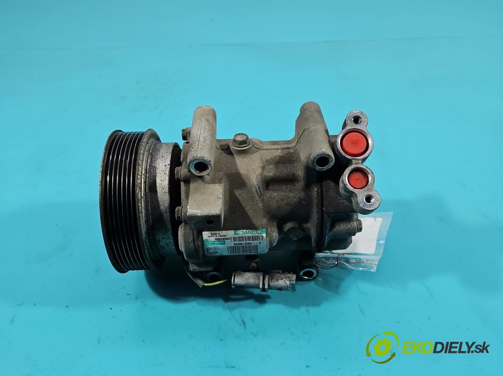 Renault Clio III 2005-2012 1,2.0 101 HP manual 74 kW 1149 cm3 5- Kompresor: klimatizácie 8200819568 (Kompresor klimatizácie)