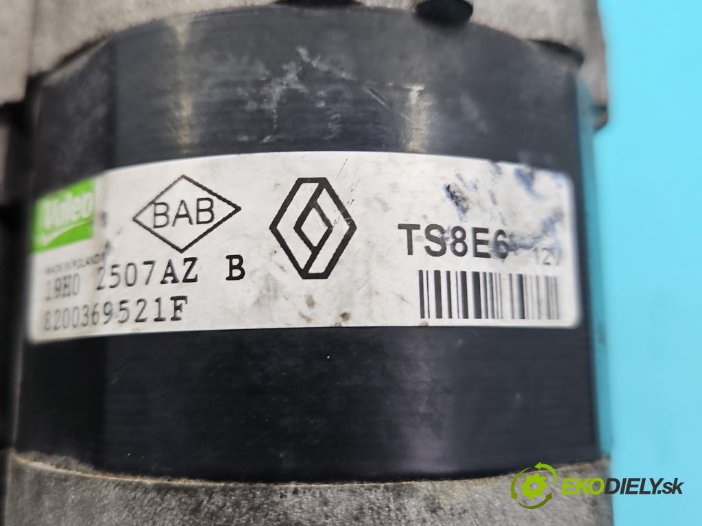 Renault Clio III 2005-2012 1.2 101 hp manual 74 kW 1149 cm3 5- startér: 8200369521F (Startér)