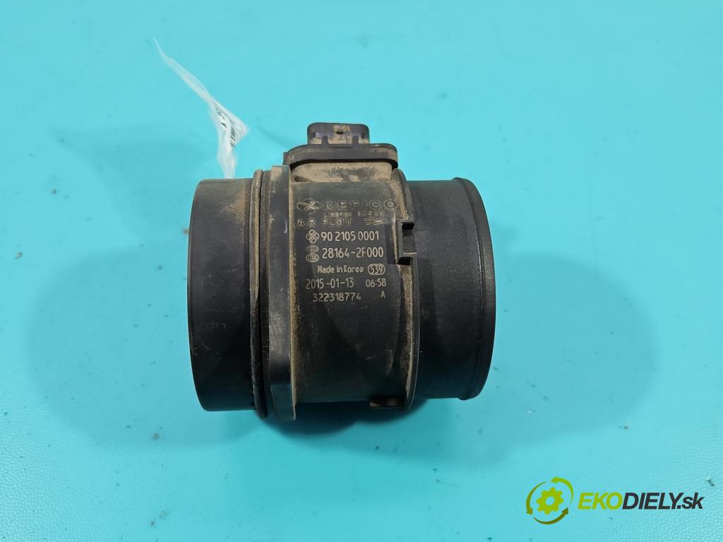 Hyundai Ix35 2.0 crdi 136 HP manual 100 kW 1995 cm3 5- průtokoměr: 28164-2F000 (Váha vzduchu)