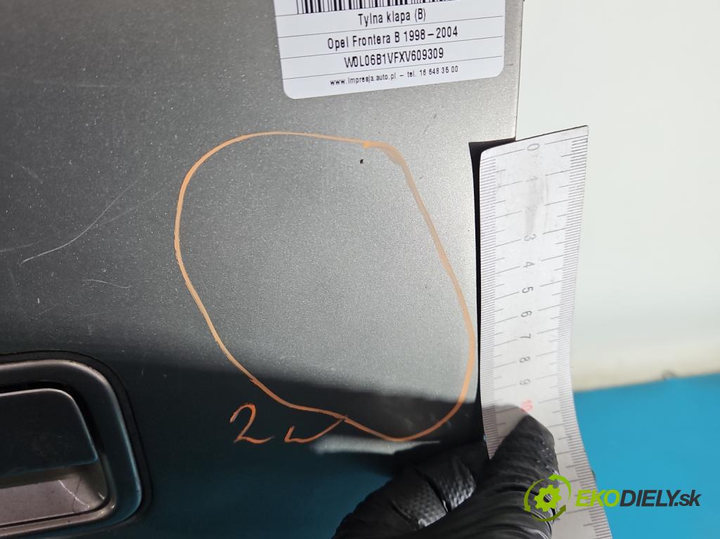 Opel Frontera B 1998-2004 2.2 16V 136hp manual 100 kW 2198 cm3 5- zadní kufrové dveře  (Zadní kapota (kufr))