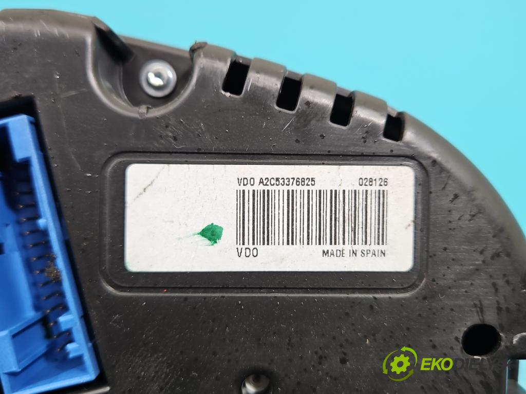 Vw Polo V 6R 2009-2017 1.2b 60 HP manual 44 kW 1198 cm3 5- prístrojovka/ budíky 6R0920860C (Prístrojová doska)