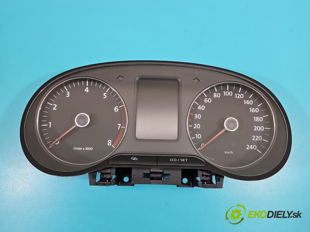 Vw Polo V 6R 2009-2017 1.2b 60 HP manual 44 kW 1198 cm3 5- prístrojovka/ budíky 6R0920860C (Prístrojová doska)