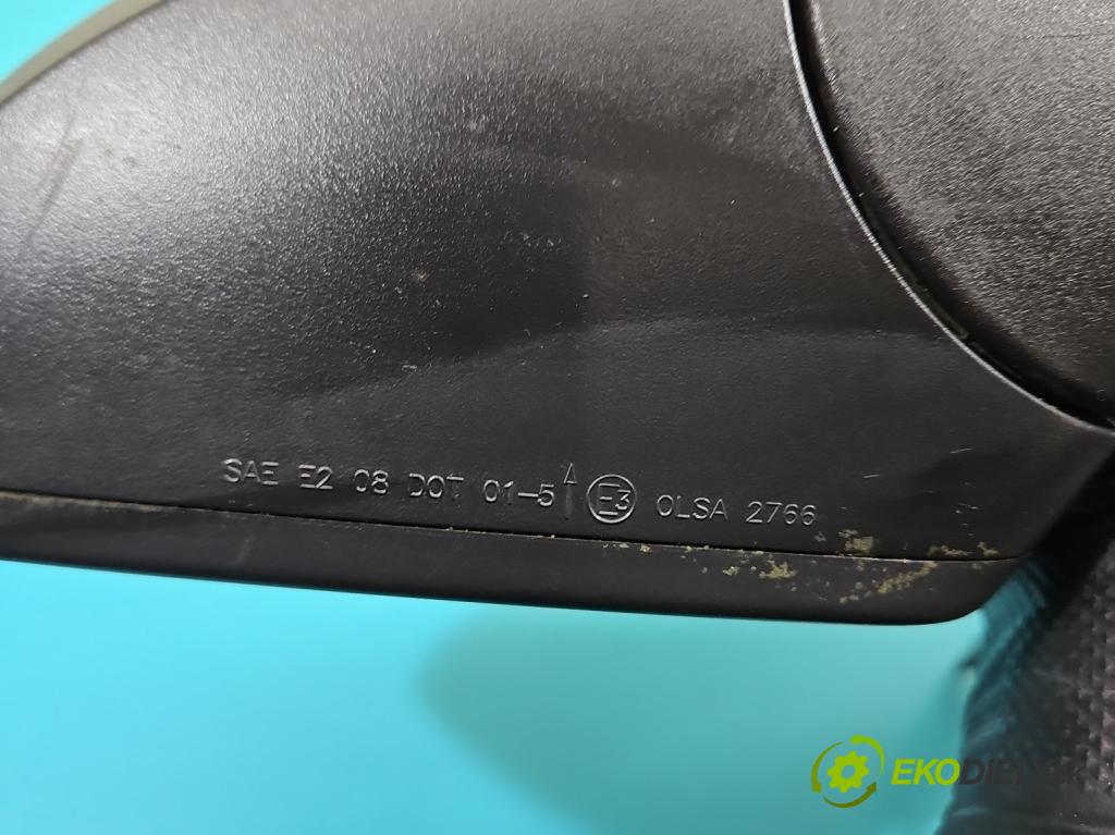 Vw Polo V 6R 2009-2017 1.2b 60 hp manual 44 kW 1198 cm3 5- zpětné zrcátko pravé (Klika dveří ostatní)