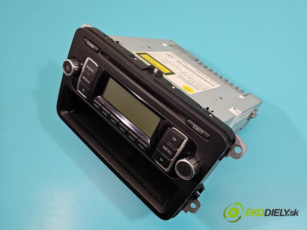 Vw Polo V 6R 2009-2017 1.2b 60 hp manual 44 kW 1198 cm3 5- Radio továrna: 5M0035156B