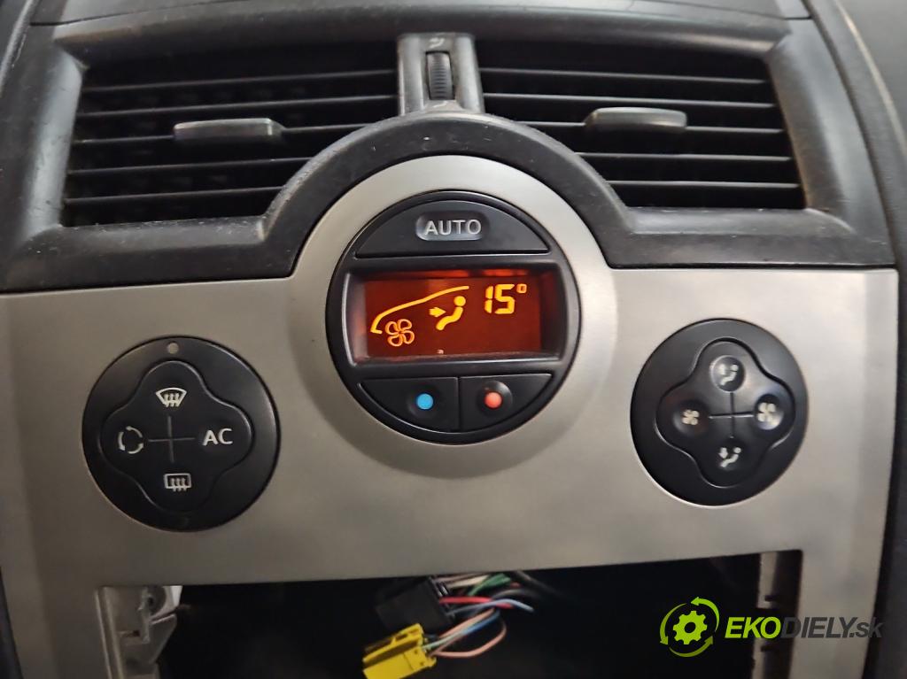 Renault Megane II 2003-2008 1.5 dci 82 hp manual 60 kW 1461 cm3 5- palubní deska panel topení 8200312940