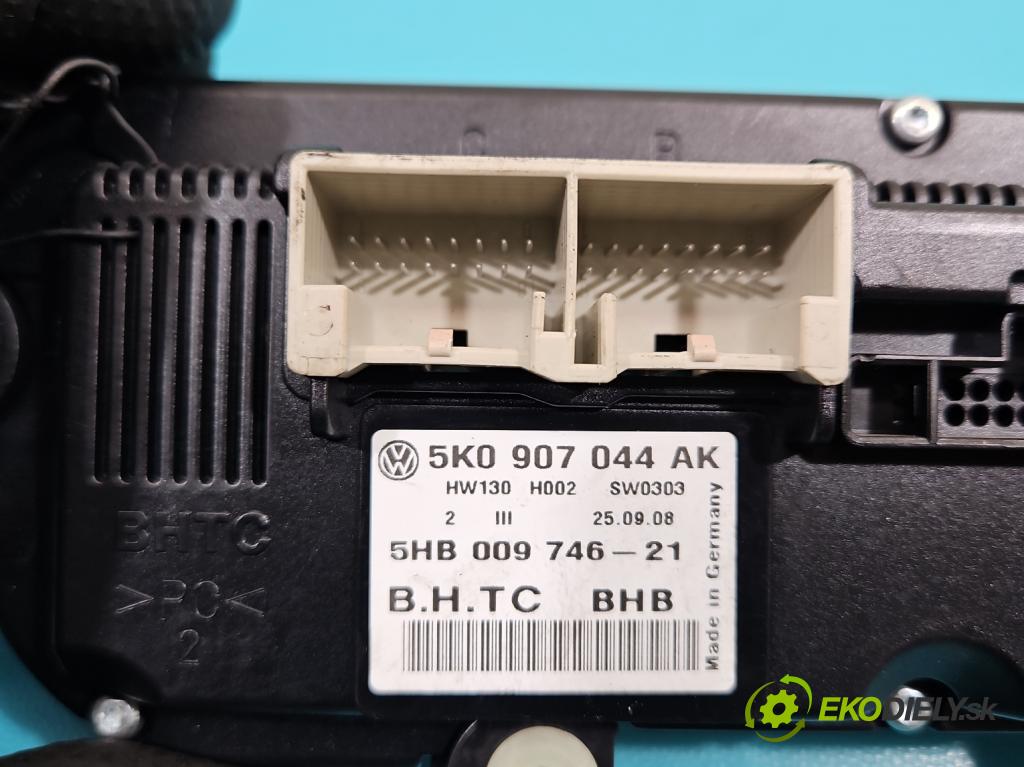 Vw Passat CC 2008-2016 2.0 TDI 140 hp manual 103 kW 1999 cm3 4- palubní deska panel topení 5K0907044AK