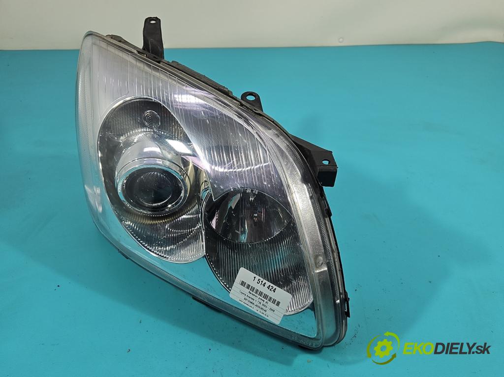 Toyota Avensis II T25 2003-2008 2.0 D4D 110 HP manual 81 kW 1995 cm3 5- Reflektor: pravý  (Svetlo predné pravé)