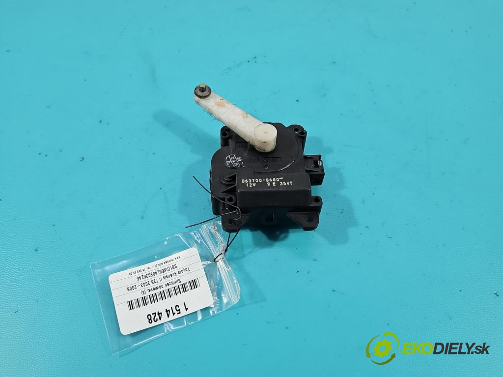 Toyota Avensis II T25 2003-2008 2.0 D4D 110 HP manual 81 kW 1995 cm3 5- motor: kúrenia 063700-8680