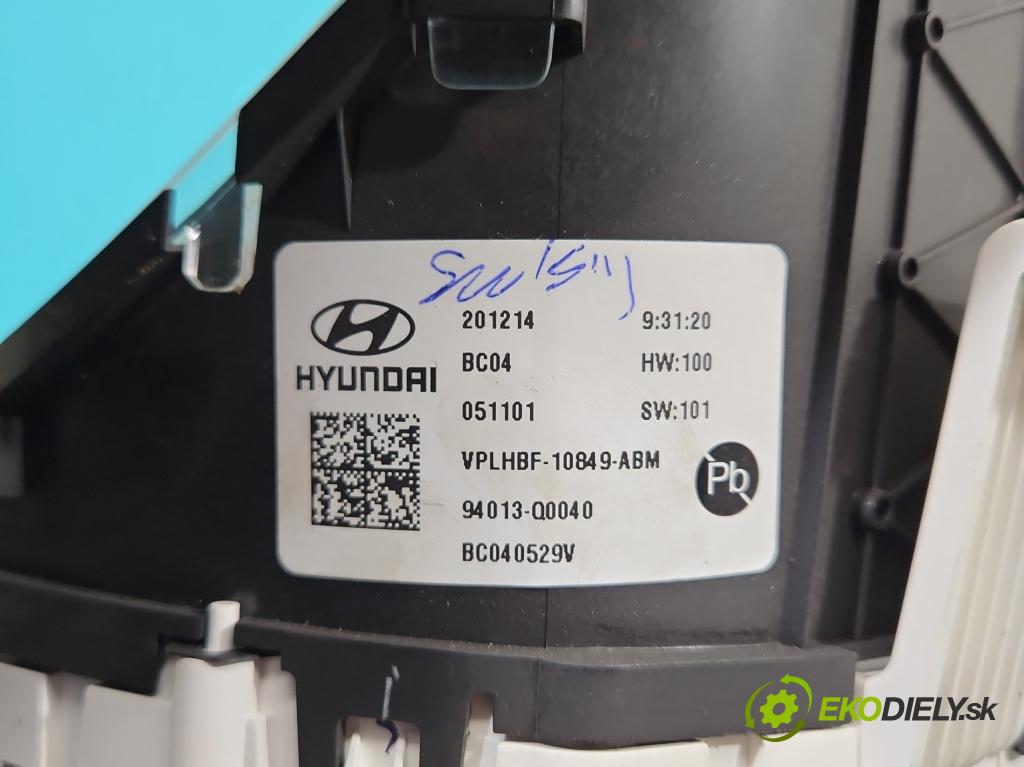 Hyundai i20 III 2020- 1.2 16V 84KM manual 61,8 kW 1197 cm3 5- Přístrojová deska VPLHBF-10849-ABM (Přístrojová deska)