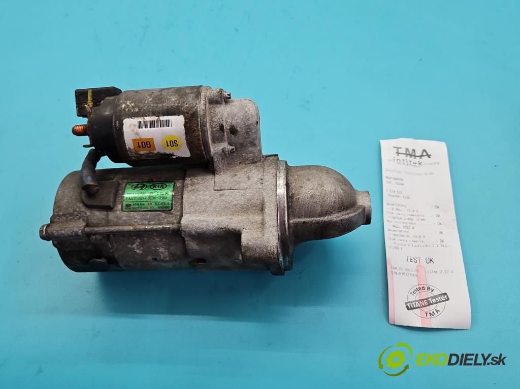 Hyundai Ix35 2.0 crdi 136hp manual 100 kW 1995 cm3 5- startér: 36100-2F055 (Startér)